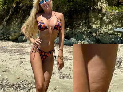 Антония Петрова раздруса целулит на плажа! Зъбите й обаче са по-брутални (ГАЛЕРИЯ)