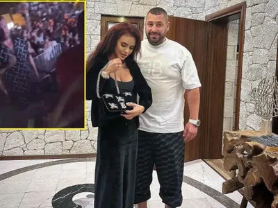 ФОТОБОМБА! Бившият на Мария – Миро Дзвера, пие до припадък с жрици на любовта в Гърция