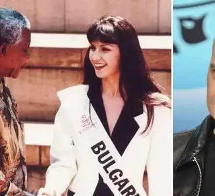 Жени Калканджиева подарила жезъла си от Нелсън Мандела на Слави (СНИМКИ)