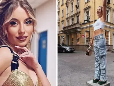 Михаела Маринова на яхта в Корфу