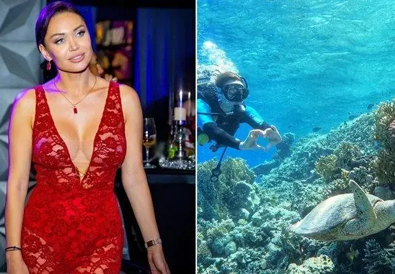 Най-сексапилната ни гимнастичка се гмурна на дъното на Червено море