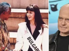 Жени Калканджиева подарила жезъла си от Нелсън Мандела на Слави (СНИМКИ)