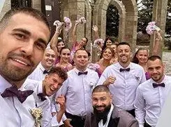 Генчо от "Игри на волята" се ожени, 30 мъже се бият за жартиера на булката СНИМКИ