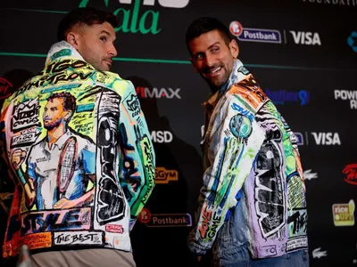 Лорд Евгени Минчев: Джокович и Гришо в карикатурни графити!  Есил  е хванала модните баири. И още + СНИМКИ