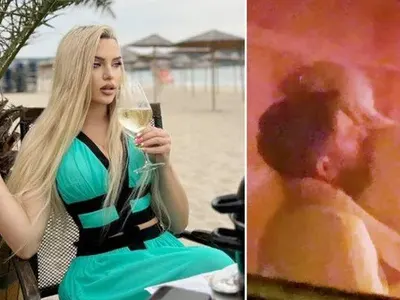 Разврат в онлайн предаване: Блондинката Теа го направи пред камерите СНИМКИ