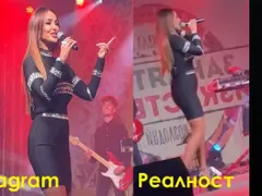 Инстаграм VS Реалност: Глория крие корем като топка! (Снимки+Видео)