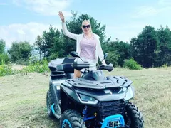 Антония Петрова на голф в Банско