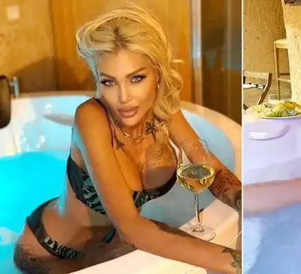 Джулиана Гани топи балконите в джакузи след полет с балон