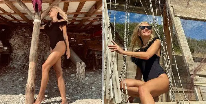 Мария Игнатова се крие на таен плаж