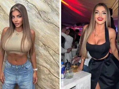 Мис Силикон си крие бомбите в Колумбия