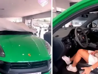 Нана Гладуиш подкара зелено „Порше“ за над 100 000 евро