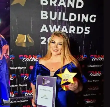 Стояна Нацева, собственик и управител на „Академия щастлив живот" ЕООД, получи приза Brand Building Awards 2024