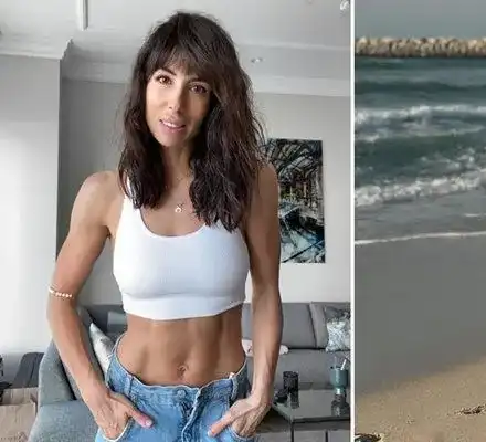 Зара от "Биг брадър" води бебето край океана