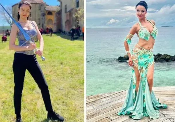 Докторката Мис Силикон тренира фехтовка, смени медицината с танци! (УАУ СНИМКИ)
