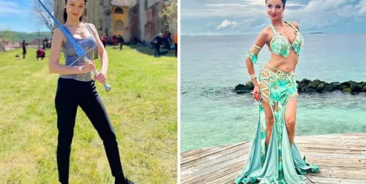 Докторката Мис Силикон тренира фехтовка, смени медицината с танци! (УАУ СНИМКИ)