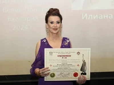 Илиана Раева е "Рицар на годината" при тамплиерите на Румен Ралчев