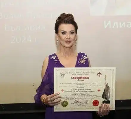 Илиана Раева е "Рицар на годината" при тамплиерите на Румен Ралчев