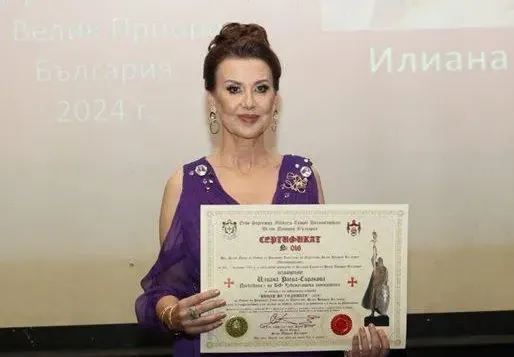 Илиана Раева е "Рицар на годината" при тамплиерите на Румен Ралчев