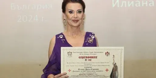 Илиана Раева е "Рицар на годината" при тамплиерите на Румен Ралчев