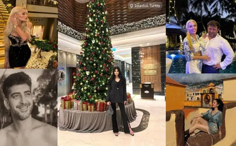 Къде празнуват звездите? Тафкова и Анита Стемпер посрещат Коледа в Истанбул, Кадиев – в Малайзия