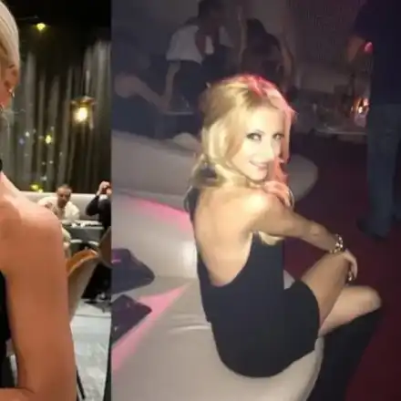 Маги Томова топли дупе върху черен вулкан