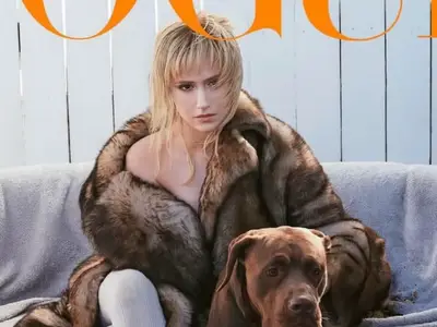 Мария Бакалова на корицата на "Вог"