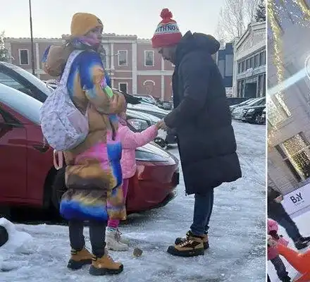 Наум Шопов води семейството на коледно шоу СНИМКИ