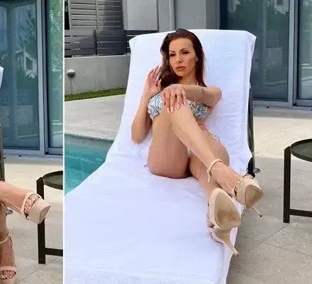 Диана Габровска по бельо в снега