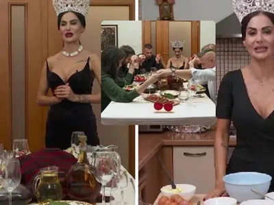 Карбовски попиля Татяна: Разголена силиконова майка, пееща народно, син с подстригани вежди!