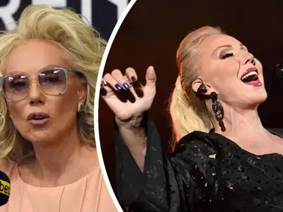 Лепа Брена пее със счупен крак