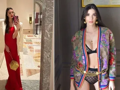 Мис България с чанта като кубче