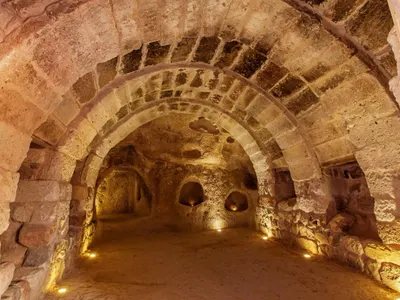 Уникално място - подземен град с 18 етажа, приютявал 20 000 души