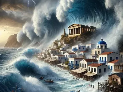 7,2 по Рихтер удря Санторини - за половин час всичко е смазано ВИДЕО