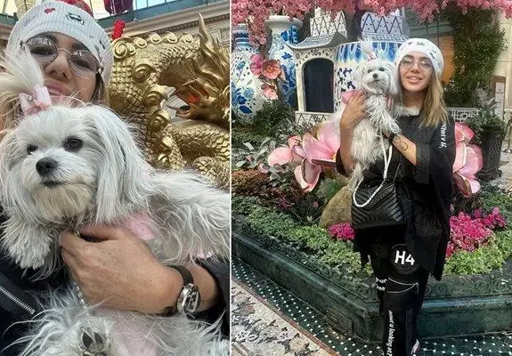 Анита Мейзер празнува Китайската нова година с кучето си СНИМКИ