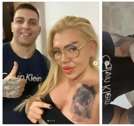 Червенкова с татус на починалото куче