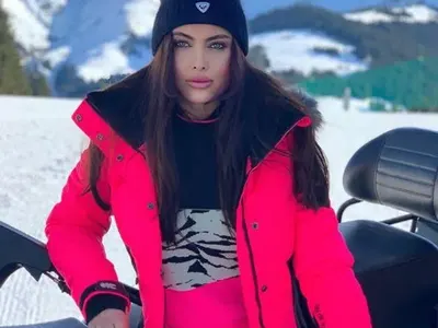 Лили от "Биг брадър" на ски във Франция