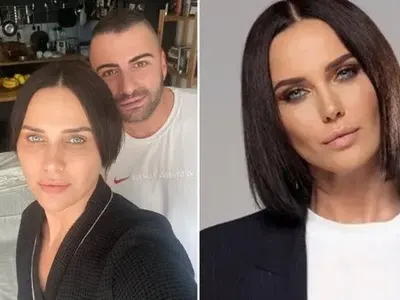 Младо лъвче мачка гърба на Мария Силвестър