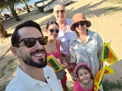 Наглост! Наум Шопов помъкна цялата рода в Шри Ланка за сметка на „Ергенът“