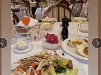 ТРУСЪТ НА ГОДИНАТА!! Ето я новата мацка на Християн Гущеров, води я в италиански ресторант! (Светлана се н@ака - ТОП СНИМКИ)