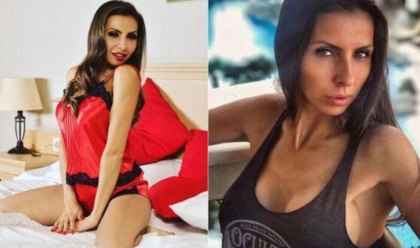 Диана Габровска си пие кафето полугола