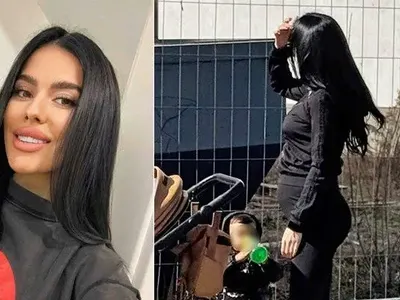 Бившата на Джизъса си показа корема