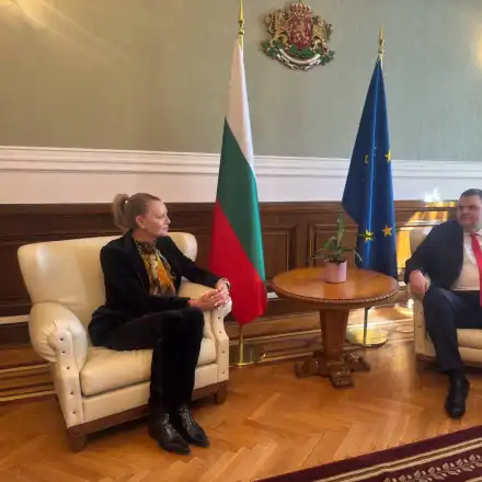 Делян Пеевски, лидер на ДПС и ПГ на ДПС-НОВО НАЧАЛО се срещна с председателя на БОК Стефка Костадинова