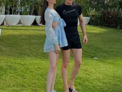 Ето я бременната Валерия! Ваньо Алексиев я заведе в Дубай (СНИМКИ)