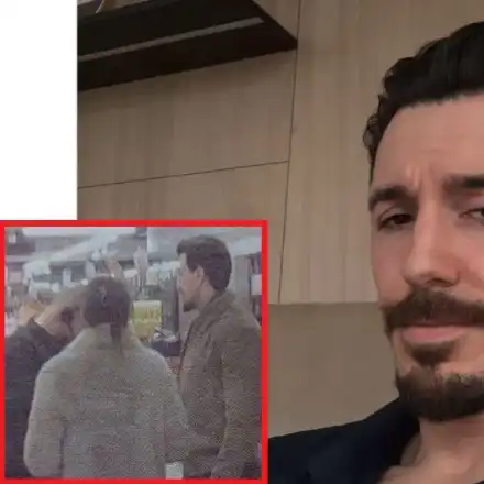 КОНФУЗ! Охрана в магазин проверява Ергенът Виктор за кражба (ПАПАРАШКИ СНИМКИ)