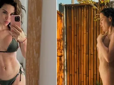 Мистериозно гадже снима Ивка Бейбе дибидюс под душа (СНИМКИ)