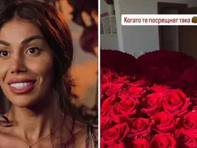 РЕЗИЛ!! Даниела излъга с рози от измислен любовник, но я разкриха - Мартина се показа със същите цветя! (СНИМКИ)