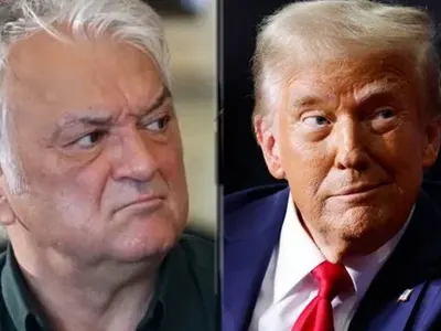 Сашо Диков  баджанак с Доналд Тръмп