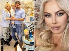 Камелия чества с парти 2 години на сина си