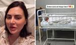 Бебето на ергенка по спешност в болница