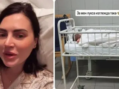 Бебето на ергенка по спешност в болница